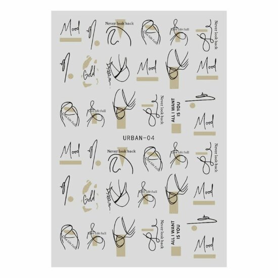 Urban Nails Nail Sticker NSU04