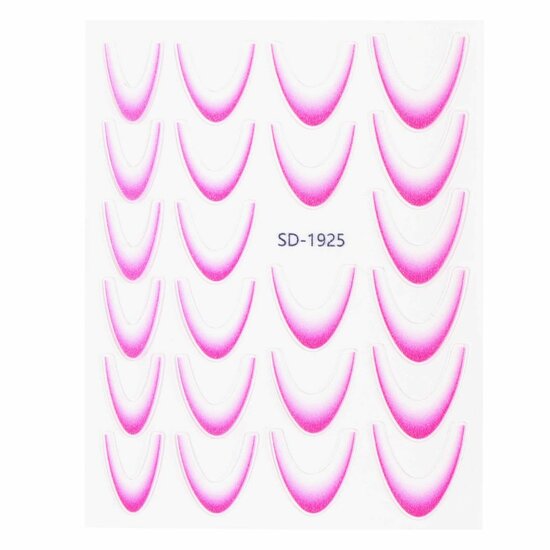 Urban Nails Ombre French Sticker 03 Roos