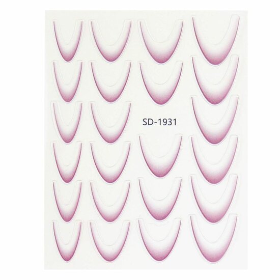 Urban Nails Ombre French Sticker 09