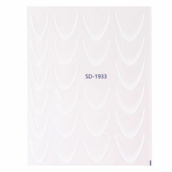 Urban Nails Ombre French Sticker 11 Wit