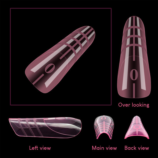 Urban Nails Dual Forms Pink 150st