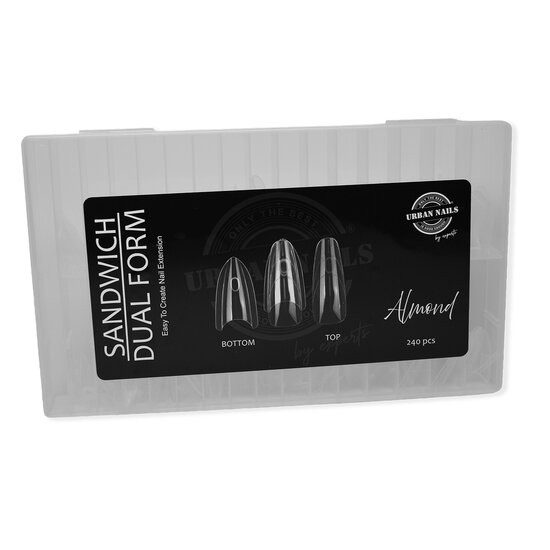 Urban Nails Sandwich Dual Forms Almond 240st