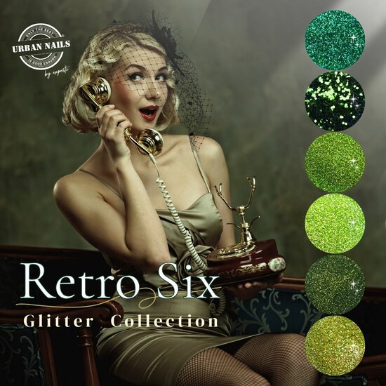 Retro Six Glitter Collection