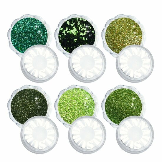Retro Six Glitter Collection