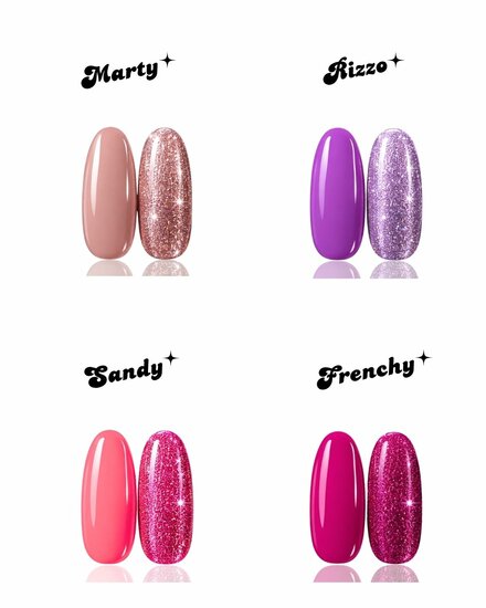Gel Polish Duo - Rebel Ladies - Frenchy