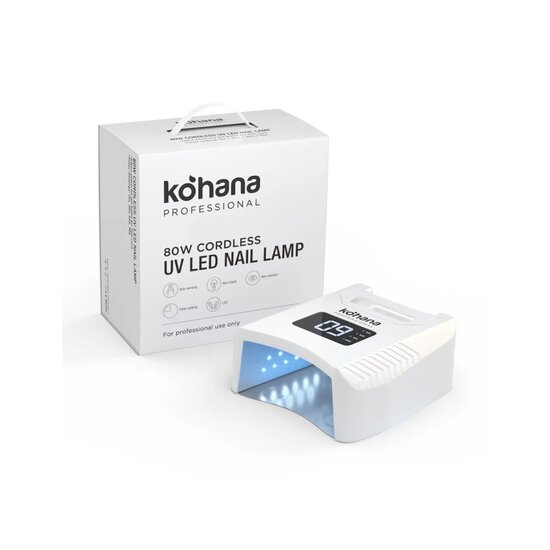Cordless UV/LED Nail Lamp - 80W, 52 LEDs