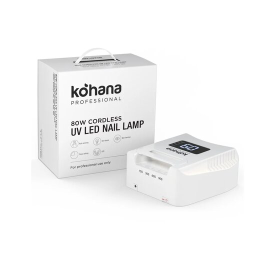 Cordless UV/LED Nail Lamp - 80W, 52 LEDs
