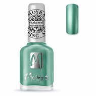 Moyra stamping nail polish SP27 Chrome Green