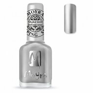Moyra stamping nail polish SP25 Chrome Silver