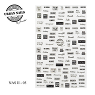 Urban Nails Nail Art Sticker NAS II-5