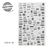 Urban Nails Nail Art Sticker NAS II-6