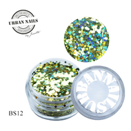 Urban Nails Big Sparkle BS12 Lichtgroen