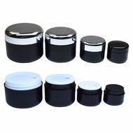 Empty Black UV Gel Jar 15g