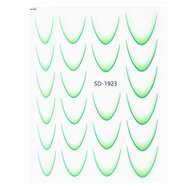 Urban Nails Ombre French Sticker 01 Groen