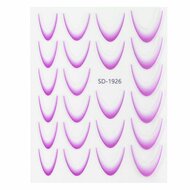 Urban Nails Ombre French Sticker 04 Paars