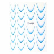 Urban Nails Ombre French Sticker 06 Blauw