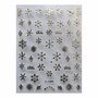 Nail Art Sticker IV - 10 Christmas Silver
