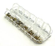 GOLD SAPPHIRE RHINESTONES