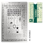 Moyra Stamping Plate 46 - Scrabble