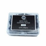 Mini Nail Sanding Bands Black 150 grit | 100st