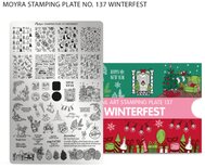 Moyra Stamping Plate 137 Winterfest