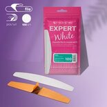 White Disposable Files For Crescent Nail File EXPERT 42100 grit (50 Pcs)