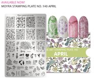 Moyra Stamping Plate 140 April